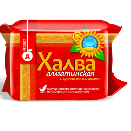 Халва A-product с арахисом и изюмом 325 гр