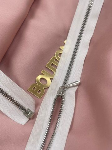 Молния металл Riri, 3 мм, разъёмная, цвет 2101, белый