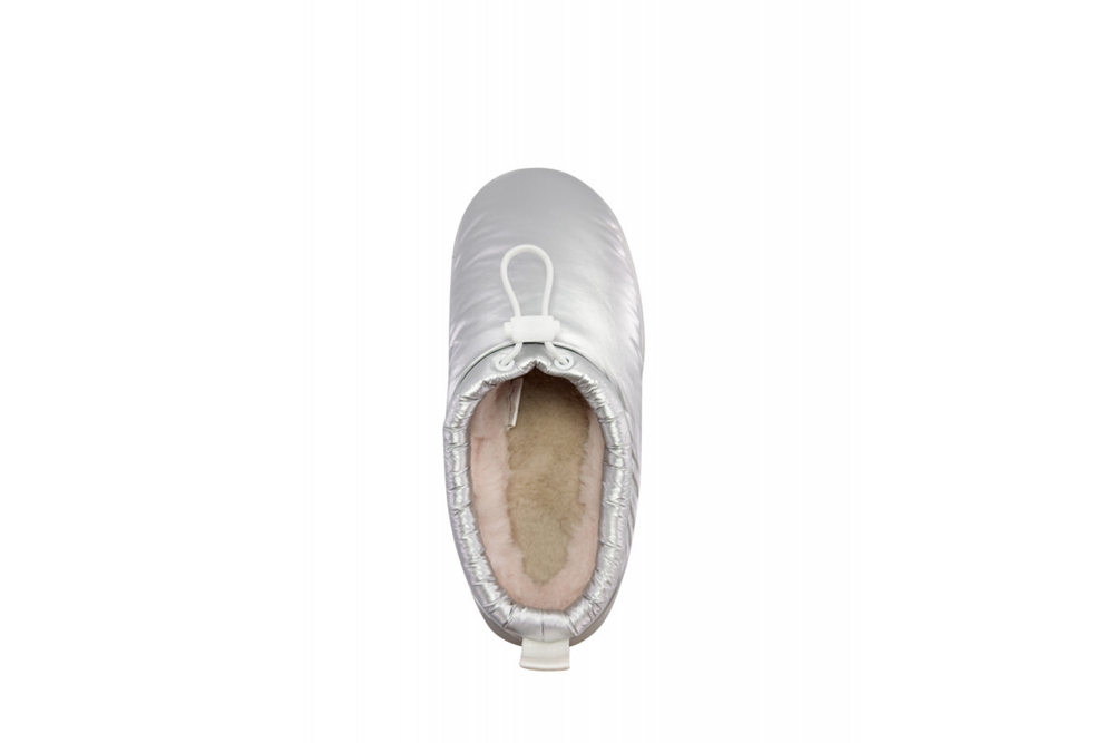 UGG Maxi Heritage Braid Clog-Silver