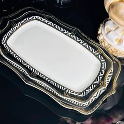 Lenardi 205-471 Набор из 2 овальных блюд 35,5см ИЗОЛЬДА в под.уп.(х12)Фарфор