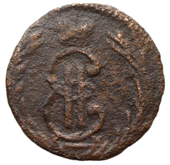 Полушка 1769 КМ Екатерина II "Сибирская монета" G-VG
