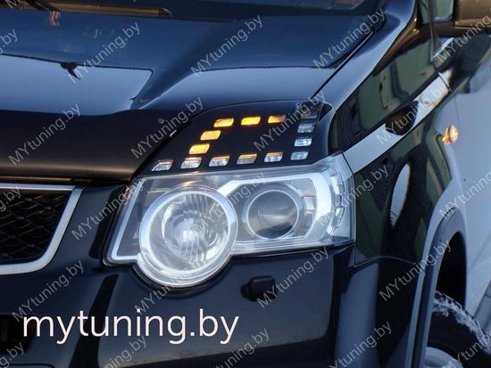 Реснички на фары для Nissan X-Trail T31