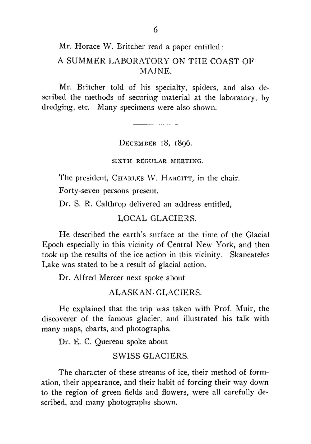 Proceedings of the Onondaga Academy of Science. Volume 1 | Onondaga Academy of Science