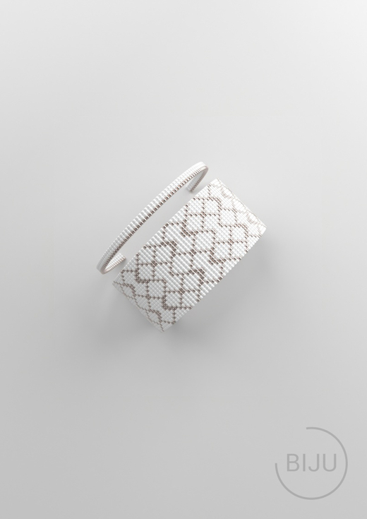 Схема LOOM, Схема браслета на станке, узор из Miyuki Delica 11/0, файл PDF, №50L