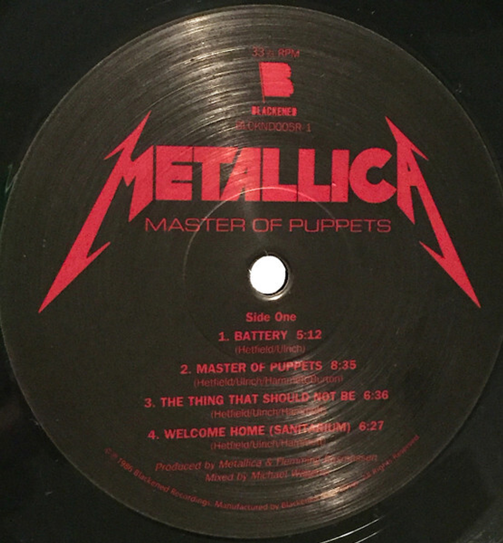 Metallica / Master Of Puppets (LP)