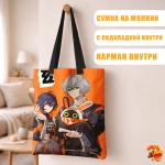 Сумка шоппер с принтом Zenless Zone Zero