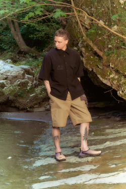 Рубашка Called a Garment Hikercore Shirt "Black"