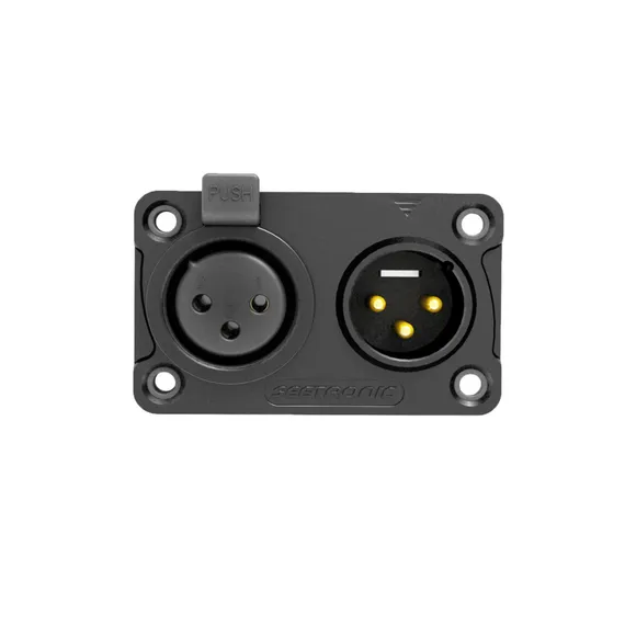 Seetronic C4F2C-W-B Комбинированный панельный разъем 4-х контактный