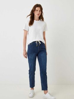 Джинсы на резинке больших размеров