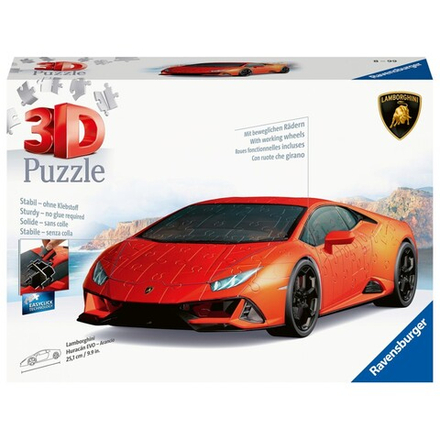 Ravensburger - 3D Пазл Lamborghini Huracan Evo Arancio 156 элементов. 115716 / артикул   115716  / GTIN 4005556115716