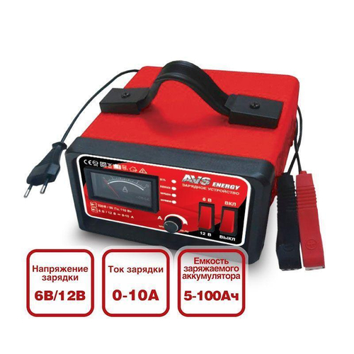 Зарядное устройство AVS 6/12 В 10 А BT6025