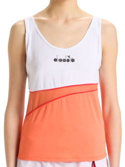 Женский топ теннисный Diadora L. Tank Icon W - vermillion orange