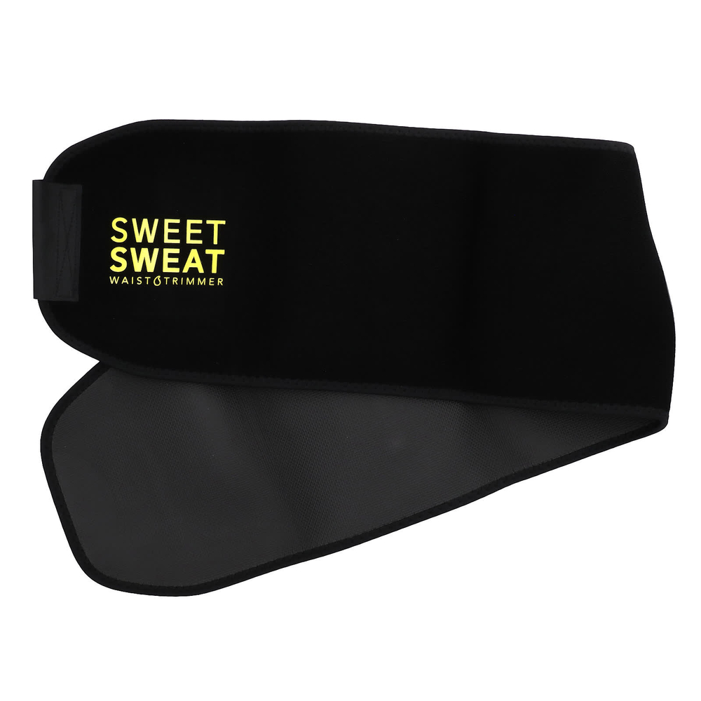 Sports Research, Sweet Sweat, пояс для похудения, маленький, черный и желтый, 1 шт.