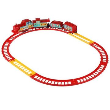 Железная дорога Грузовичок Лева дл.пути 126, на бат.,кор.25*20,5*4см ИГРАЕМ ВМЕСТЕ