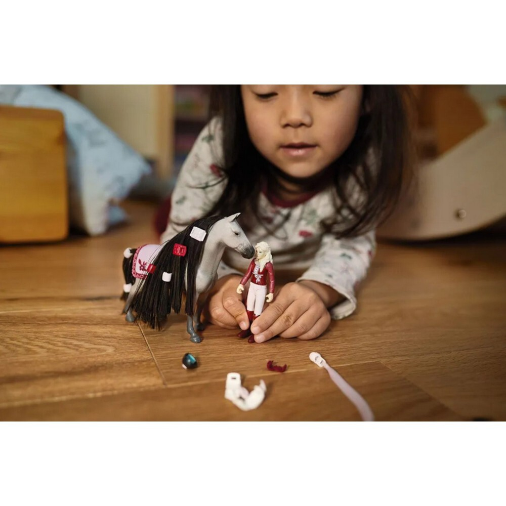 Schleich — Стартовый набор «Лошадь Софии Красавицы» со стартовым набором для укладки волос с Софией и Дасти 42584 / артикул   42584  / GTIN 4059433574394