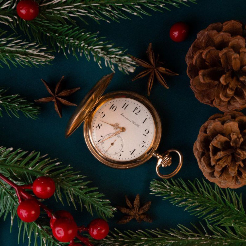 Винтаж: Золотые карманные часы INTERNATIONAL WATCH COMPANY