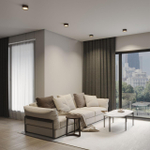 359597 OVER NT25 000 черный Светильник накладной светодиодный с переключ. цв. температуры IP20 LED 18W 220-240V 3000К\4000К\6000К ORBIS