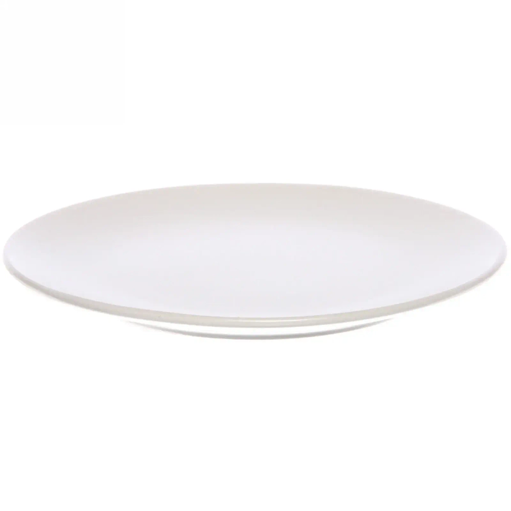 Тарелка керамическая 20см «Матовая глазурь» слоновая кость