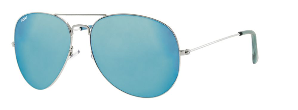 Очки солнцезащитные Zippo форма оправы - ободковая серебристая (OB36-08)