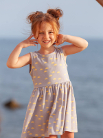 Платье без рукавов Mjölk Солнышки серые