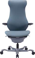 Эргономичное кресло Atom Grey Экокожа Серый