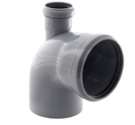 Отвод фронтальный с выходом вверх ВК ПП 110/50х87, короб, серый,РТП (30/1)