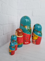 Матрешка "с курочкой" традиция 5мест