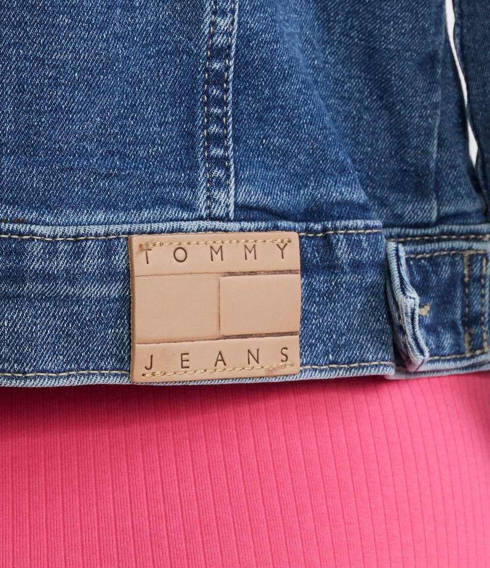 Джинсовая куртка VIVIANNE Tommy Jeans - голубой(DW0DW17213)