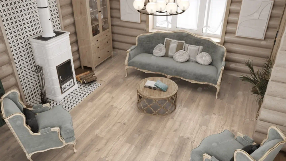 SPC ламинат Alpine Floor Дуб натуральный