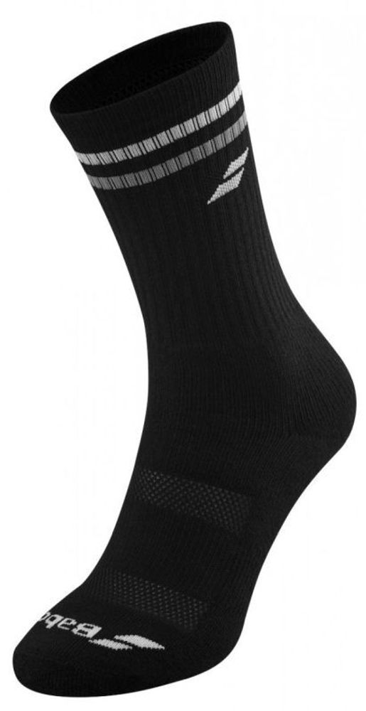 Теннисные носки Babolat Team Single Socks Men - black/white