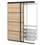 Шкаф-купе - IKEA SKYTTA/BOAXEL/СКЮТТА/БОАКСЕЛЬ ИКЕА, 65х152х204,5 см, светло-коричневый
