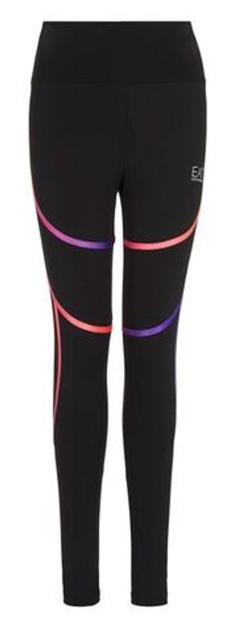 Leginsy EA7 Woman Jersey Leggings - черный
