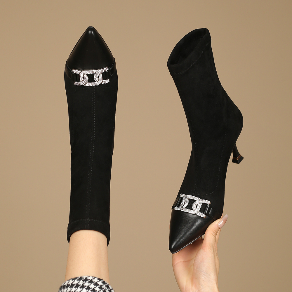 Safiya Fabric Ankle Boots 7.7cm Women"s