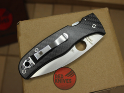 Нож Spyderco Bodacious - рукоять карбон, клинок сатин