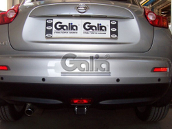 Фаркоп оцинкованный Galia N053A для Nissan Juke 2011- 2WD(паспорт и сертификат в комплекте)(без электрики)
