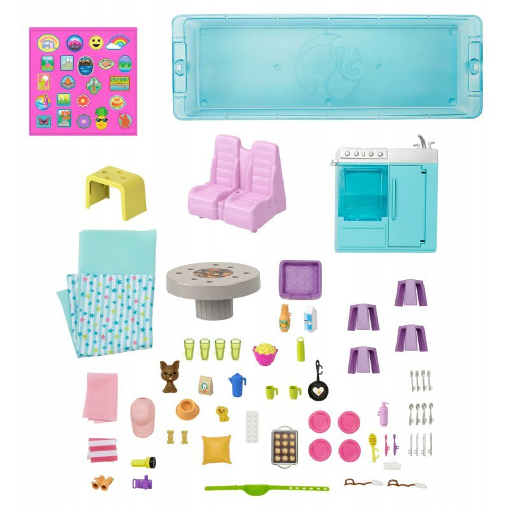 Барби - DreamCamper Dream Camper Set 60 шт. HCD46