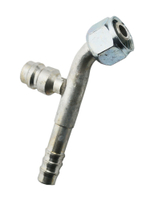 Фитинг RC-U07095 с заправочным портом H под обжимку 1/2", 11.6 мм, 3/4"-16UNF, G8, №8, #8 10 мм