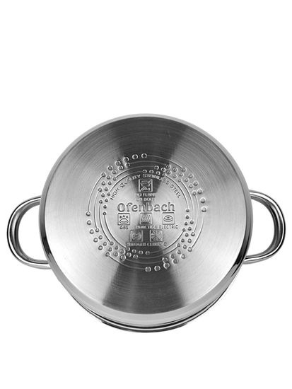 Кастрюля 4 л. из нержавеющей стали Ofenbach NB 100526 с крышкой