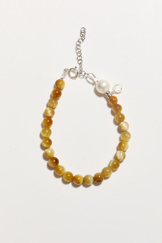 Браслет HONEY COMB из медового тигрового глаза