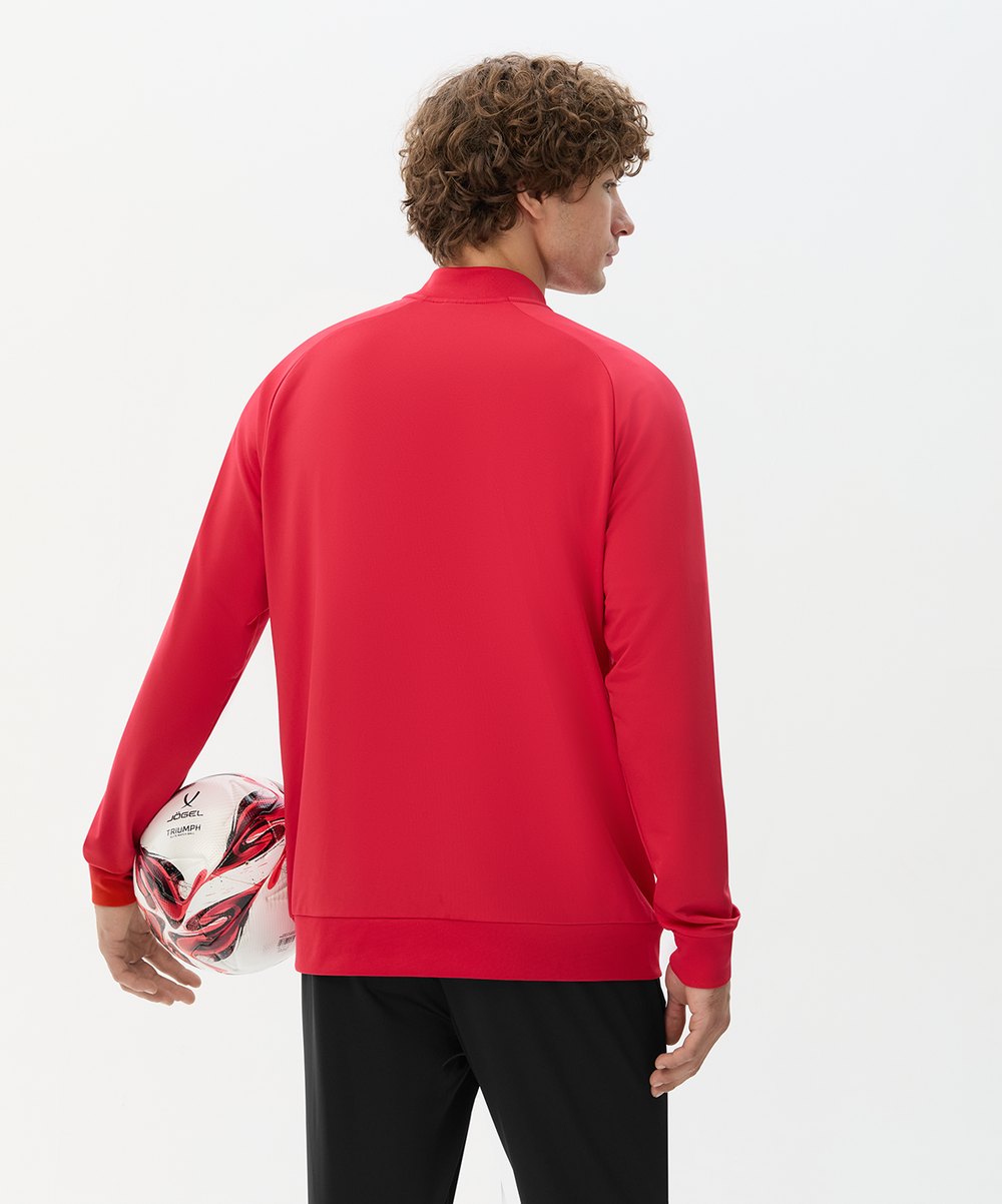 Джемпер тренировочный на молнии JÖGEL PREMIER PerFormDRY Training FZ Jacket, красный