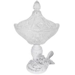 Сахарница стеклянная с крышкой Терра Сонг Белый