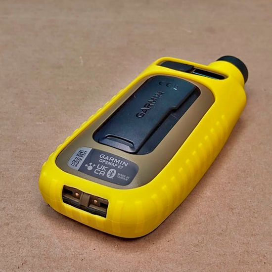 Чехол для Garmin GPSMAP 67/66 силиконовый (Желтый)