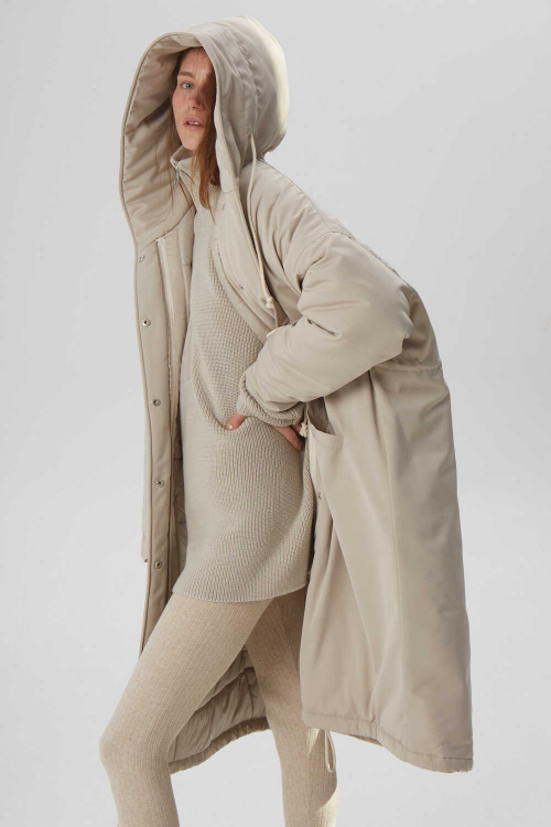 Свитер на молнии вязаный, серый меланж