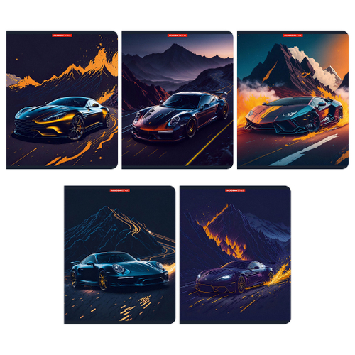 Тетрадь 48 л. клетка АКАДЕМИЯ ГРУПП Горный дрифт (15086/5)