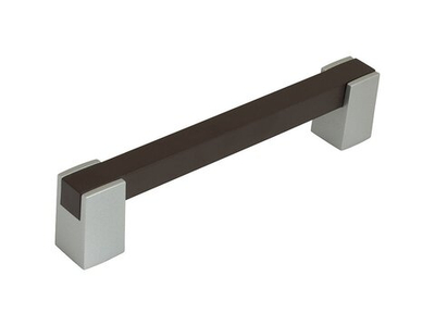 Ручка скоба мебельная С-20 Дуб венге (36)/Металлик