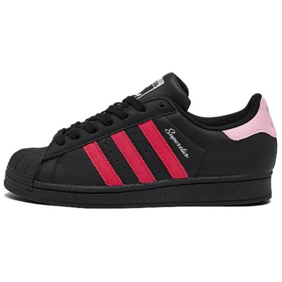 Adidas originals SUPERSTAR Мировая коллекция низких ботинок из Черной Кожи