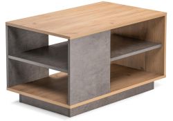 Журнальный стол Арчи 12.01 78х50х46 дуб золотой craft / камень темный U3705