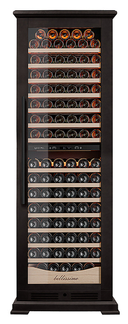 Винный шкаф MEYVEL MV163PRO-KBT2 Темный шоколад