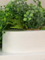 Искусственные цветы на стену в кашпо