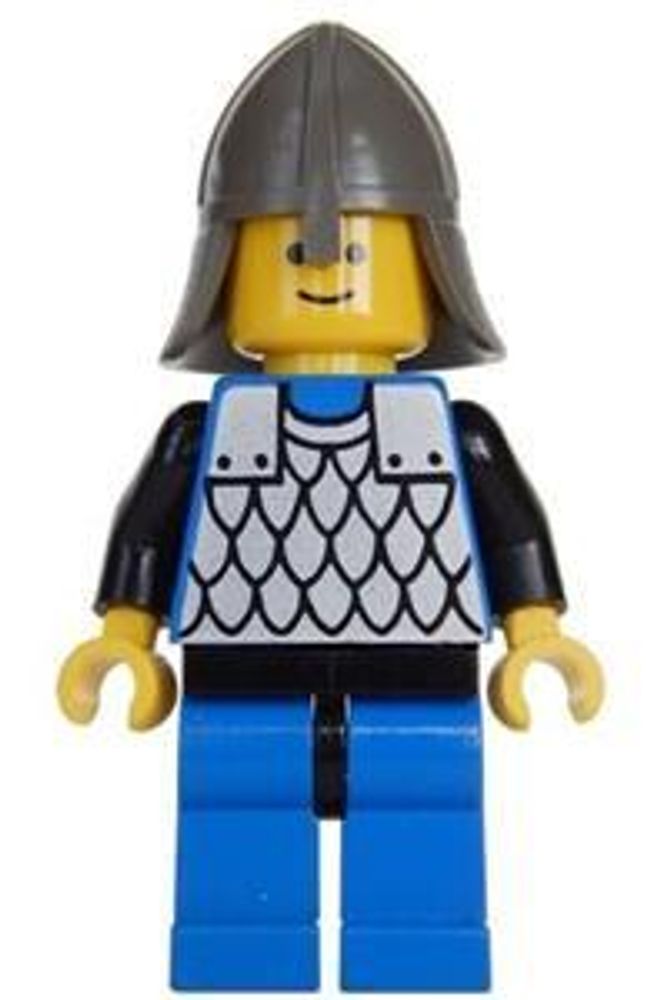 Минифигурка LEGO cas142 Синий рыцарь в кольчуге